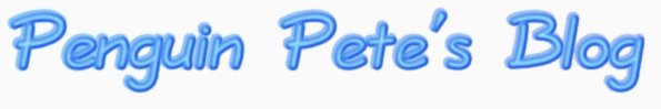 Penguin Pete's Blog