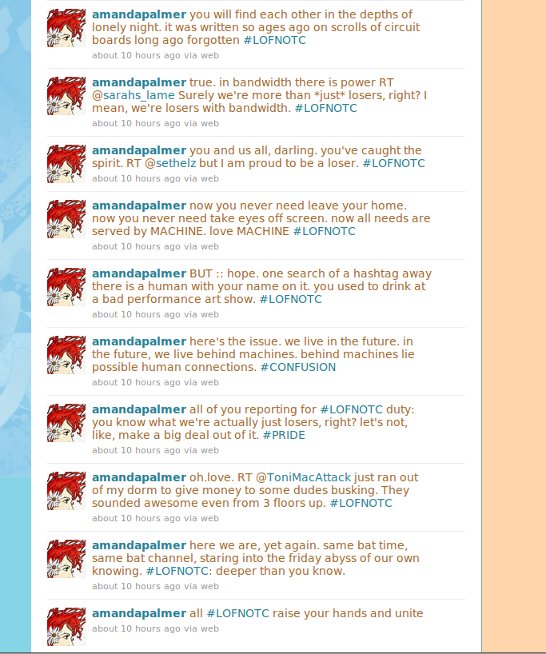 A Twitter stream